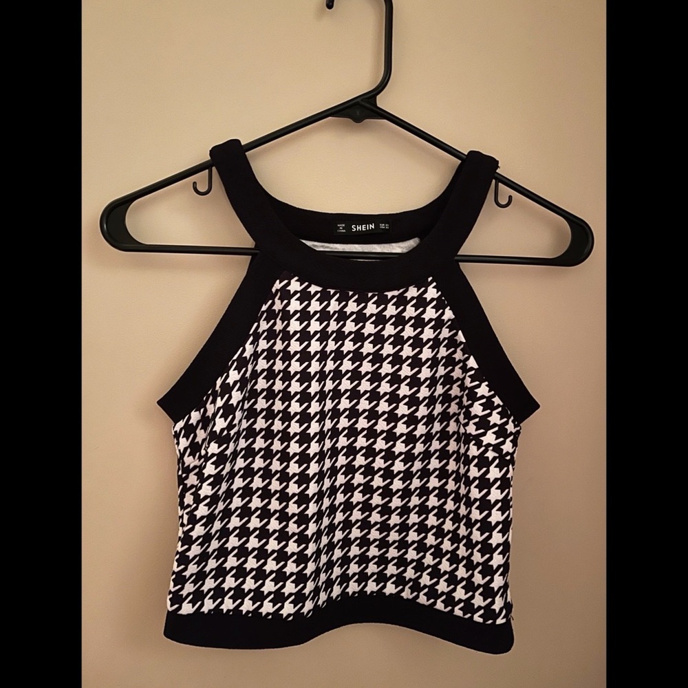 Shein Houndstooth Tank | Size: XS